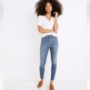 Madewell 10" high-rise skinny crop size 27 Tall